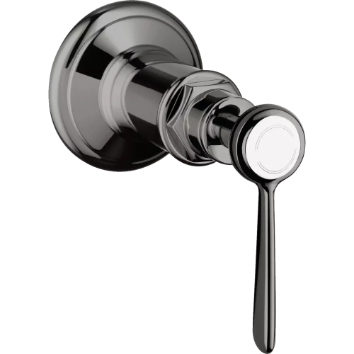 Купить купить запорный вентиль axor montreux, с рычаговой рукояткой, скрытого монтажа, с рычаговой рукояткой, полированный черный, хром арт. 16872330