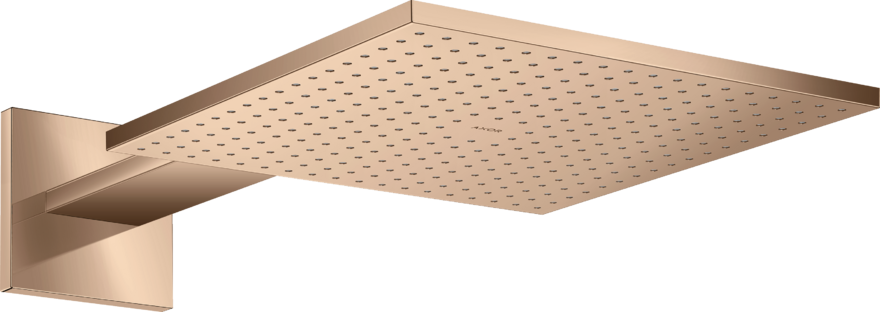 Купить купить верхний душ axor showersolutions 300/300 2jet, с держателем, полированное красное золото арт. 35318300