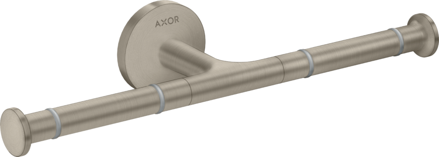 Купить купить держатель туалетной бумаги, 2 рулона axor universal circular, матовый никель арт. 42857820