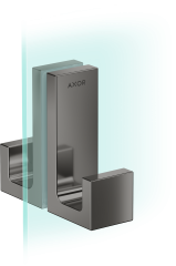 Ручка двери душа AXOR Universal Rectangular, полированный черный, хром арт. 42639330