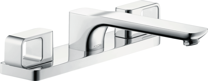 Купить купить смеситель на край ванны axor urquiolaна 3 отверстия, хром арт. 11436000