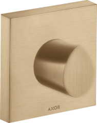 Запорный вентиль Axor Starck Organic, 120/120, скрытого монтажа, шлифованная бронза арт. 12771140