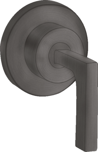 Купить купить запорный вентиль axor citterio с рычаговой рукояткой, матовый черный, хром арт. 39960340