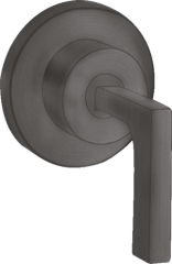 Запорный вентиль AXOR Citterio с рычаговой рукояткой, матовый черный, хром арт. 39960340