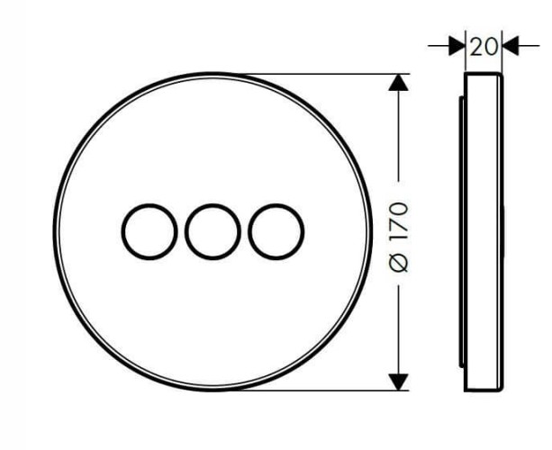 Купить купить вентиль axor showerselect для 3 потребителей, круглый, см, шлифованное золото арт. 36727250