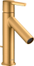 Купить купить смеситель для раковины axor starck 100, однорычажный, с рычаговой рукояткой, со сливным гарнитуром, шлифованное золото арт. 10007250