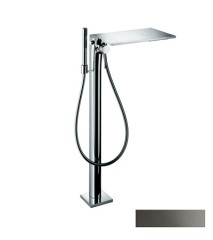 Смеситель для ванны Axor Massaud, однорычажный, напольный, полированный черный, хром арт. 18450330