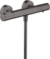 Термостат для душа Axor Citterio M, внешнего монтажа, шлифованный черный, хром арт. 34635340