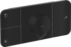Купить купить термостат для 3 потребителей, axor one, скрытого монтажа, матовый черный арт. 45713670