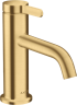 Купить купить смеситель для раковины axor one 70, с рычаговой рукояткой, со сливным гарнитуром, шлифованное золото арт. 48001250