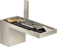 Смеситель для раковины AXOR MyEdition 70 со сливным клапаном Push-Open без панели, матовый никель арт. 47012820