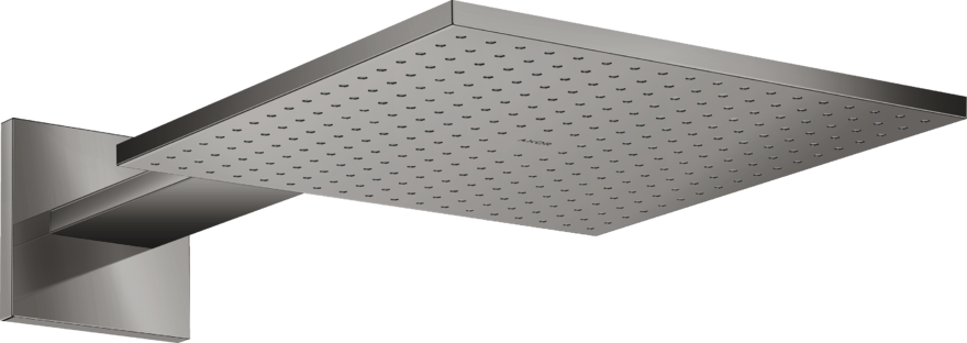 Купить купить верхний душ axor showersolutions 300/300 2jet, с держателем, полированный черный, хром арт. 35318330