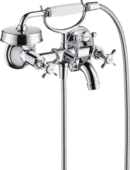 Смеситель для ванны AXOR Montreux с крестообразными рукоятками, хром арт. 16540000