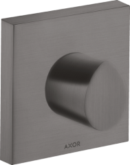 Запорный вентиль Axor Starck Organic, 120/120, скрытого монтажа, шлифованный черный, хром арт. 12771340