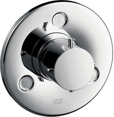 Купить купить запорный/переключающий вентиль axor starck, trio/quattro, скрытого монтажа, , хром арт. 10930000