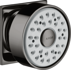 Боковая форсунка AXOR 1jet, квадратная, полированный черный, хром арт. 28469330