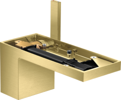 Смеситель для раковины AXOR MyEdition 70 со сливным клапаном Push-Open без панели, матовая латунь арт. 47012950