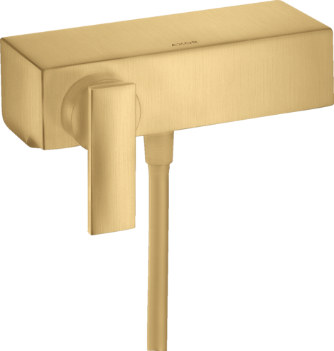 Купить купить смеситель для душа axor citterio внешнего монтажа с рычаговой рукояткой, матовое золото арт. 39600250