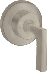 Запорный вентиль AXOR Citterio с рычаговой рукояткой, матовый никель арт. 39960820