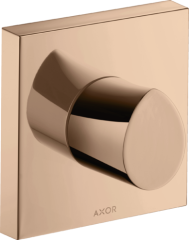 Запорный вентиль Axor Starck Organic, 120/120, скрытого монтажа, полированное красное золото арт. 12771300