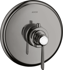 Термостат Axor Montreux, скрытого монтажа, с рычаговой рукояткой, полированный черный, хром арт. 16823330
