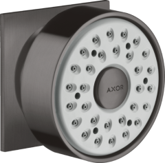 Боковая форсунка AXOR 1jet, квадратная, шлифованный черный, хром арт. 28469340