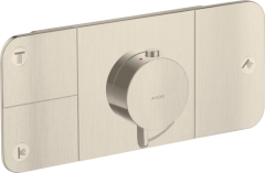 Термостат для 3 потребителей, Axor One, скрытого монтажа, шлифованный никель арт. 45713820