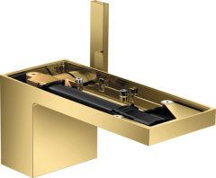 Смеситель для раковины AXOR MyEdition 70 со сливным клапаном Push-Open без панели, полированное золото арт. 47012990