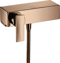 Смеситель для душа AXOR Citterio внешнего монтажа с рычаговой рукояткой, полированное красное золото арт. 39600300