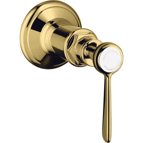 Купить купить запорный вентиль axor montreux, с рычаговой рукояткой, скрытого монтажа, с рычаговой рукояткой, полированное золото арт. 16872990