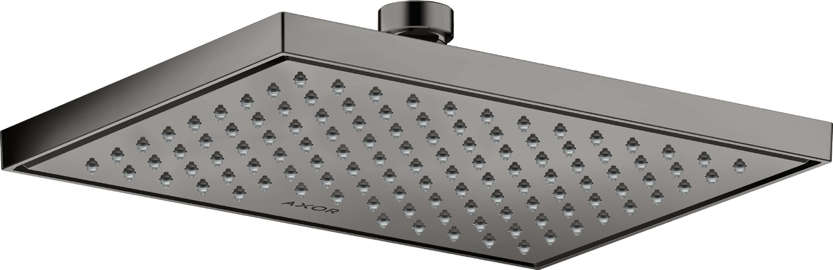 Купить купить верхний душ axor showersolutions 245/185 1jet, полированный черный, хром арт. 35373330