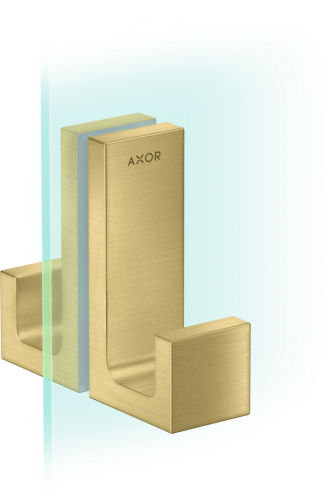 Купить купить ручка двери душа axor universal rectangular, матовая латунь арт. 42639950