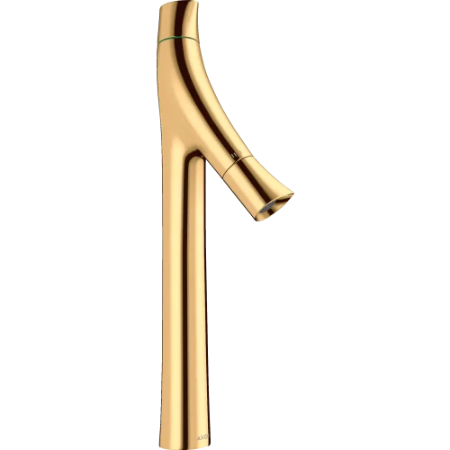 Купить купить смеситель для раковины axor starck organic 240, с двумя рукоятками, для накладной раковины, с не запираемым сливным набором, полированная медь арт. 12013930