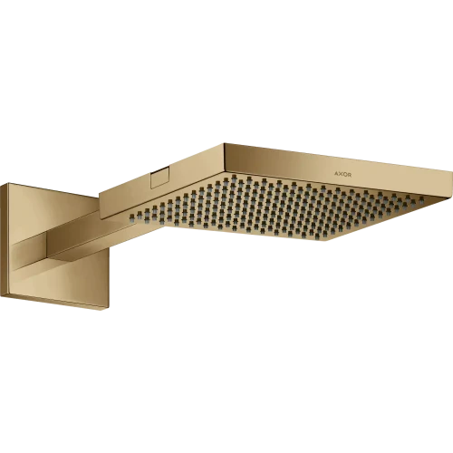 Купить купить верхний душ axor showercollection, скрытого монтажа, с держателем, 24x24 см, полированная бронза арт. 10925130
