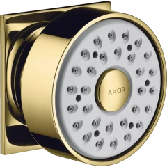 Боковая форсунка душа Axor, 1 jet, квадратная, полированная медь арт. 28469930