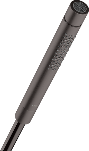 Купить купить ручной душ-палочка axor starck 2jet, шлифованный черный, хром арт. 28532340