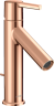 Купить купить смеситель для раковины axor starck 100, однорычажный, с рычаговой рукояткой, со сливным гарнитуром, шлифованное красное золото арт. 10007310