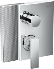 Смеситель для ванны AXOR Edge скрытого монтажа со встроенной защитной комбинацией EN1717, хром арт. 46421000