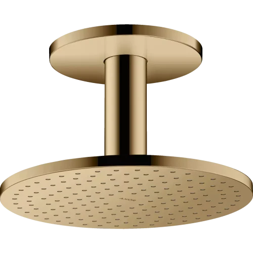 Купить купить верхний душ axor showersolutions, с потолочным подсоединением, 250 мм, 1 jet, полированная бронза арт. 35286130
