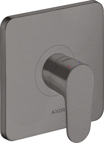 Купить купить смеситель для душа axor citterio m скрытого монтажа, шлифованный черный, хром арт. 34625340