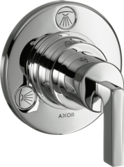 Запорный/переключающий вентиль AXOR Citterio Trio/Quattro с рычаговой рукояткой, хром арт. 39920000
