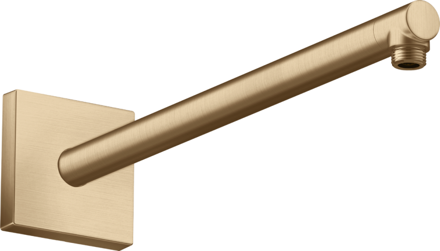 Купить купить держатель верхнего душа axor showersolutions, квадрат, 390 мм, шлифованная бронза арт. 26436140