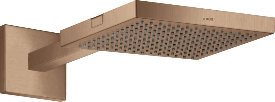 Купить купить верхний душ axor showersolutions 240/240 1jet, с держателем, шлифованное красное золото арт. 10925310