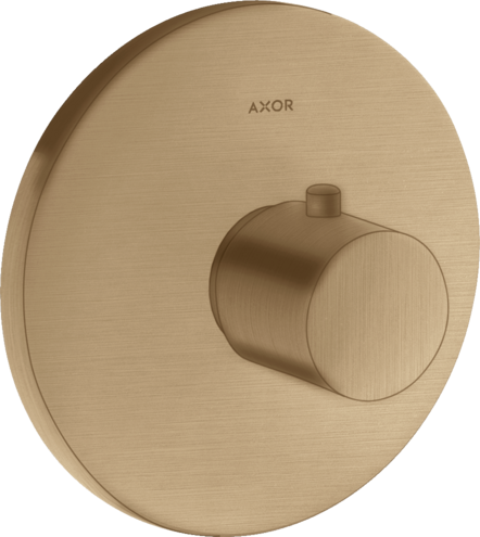 Купить купить термостат axor uno highflow скрытого монтажа, шлифованная бронза арт. 38715140