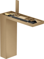 Смеситель для раковины AXOR MyEdition 230 со сливным клапаном Push-Open без панели, матовая бронза арт. 47022140