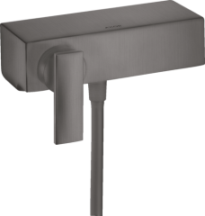 Смеситель для душа AXOR Citterio внешнего монтажа с рычаговой рукояткой, матовый черный, хром арт. 39600340