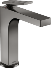 Смеситель для гостевой раковины AXOR Citterio 160 с рычаговой рукояткой - с текстурой, полированный черный, хром арт. 39071330