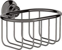 Угловая корзинка AXOR Montreux 160/101 полированный черный, хром арт. 42065330