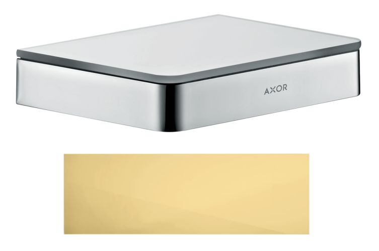 Купить купить полочка axor universal softsquare 150 мм, полированное золото арт. 42840990