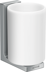 Стаканчик для зубных щеток AXOR Universal Rectangular настенный, хром арт. 42604000
